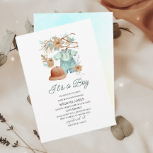 Vattenfärgsbabyskor för pojke trasa