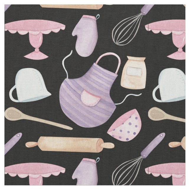 vattenfärgsbageriets söt bakning av varvet tyg (Närbild)