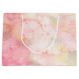 Vattenfärgsbakgrund för Blommigt Rosa 