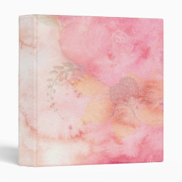 Vattenfärgsbakgrund för Blommigt Rosa 