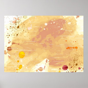 vattenfärgsbakgrund poster