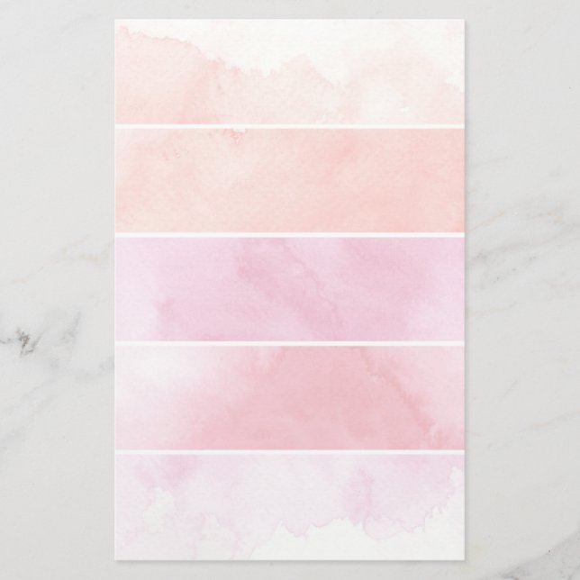 vattenfärgsbanderollbakgrund för din design brevpapper (Framsida)