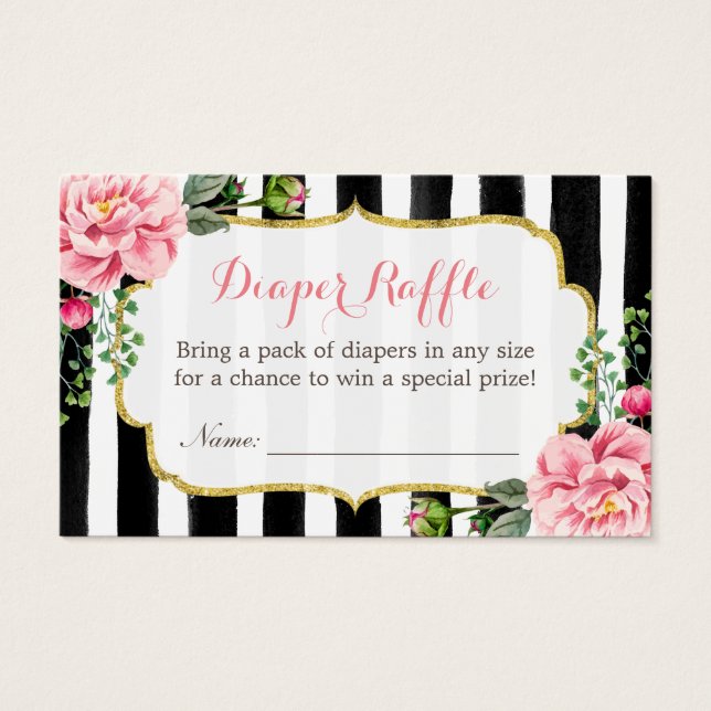 Vattenfärgsbarn, Blommigt för babykläder, blöjor R Visitkort (Framsida)