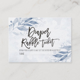 Vattenfärgsbarn Löv Babykläder, blöjor Raffle Bilj Tilläggskort