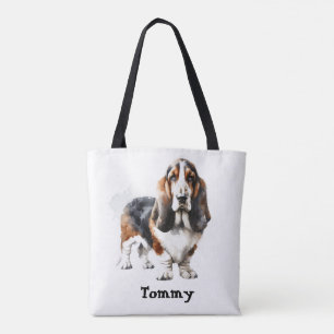 vattenfärgsbatteri Hound /Pets personifiera Tygkasse