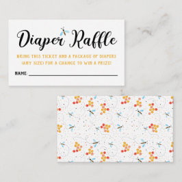 Vattenfärgsbees dykare Raffle Biljett Tilläggskort