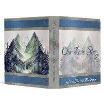 Vattenfärgsberg, Bröllopsalbum Blue 2