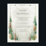 Vattenfärgsberg Rustic Grand Reopenc Flygblad<br><div class="desc">Vår "Rustic Mountain"-samling har vattenfärgslandskap parade med dekorativa träbitar som skapar ett sofistikerat naturinspirerat utseende. Färg-systemet består av muterade  och blues med en aning grönt. All information finns i en kombination av ett skript- och serif-teckensnitt. Sök efter fler objekt från den här samlingen i vår butik.</div>