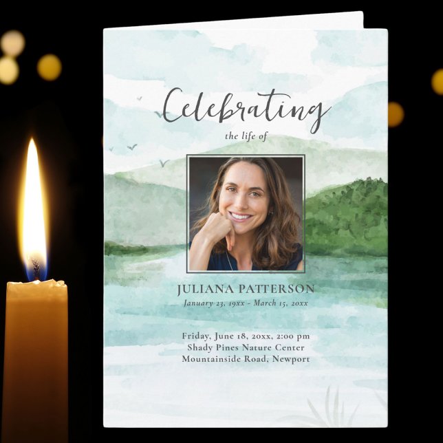 Vattenfärgsberget Sjö - funktionsordning Program (Skapare uppladdad)