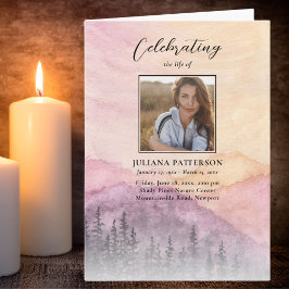 Vattenfärgsbergsbeställning i Gräs, Program