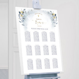 vattenfärgsblad Baptismsätesdiagram Poster