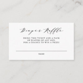 Vattenfärgsblad Blommigt Tea Party, blöjkort II Tilläggskort