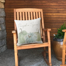 Vattenfärgsblått och Grönt Pumpkin Spice