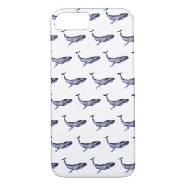 vattenfärgsblåval iPad och