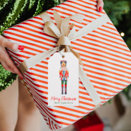 Vattenfärgsblock Nutcracker Ballet Presentetikett