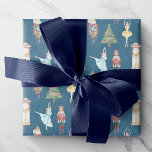 Vattenfärgsblock Nutcracker Ballet Presentpapper<br><div class="desc">PreppyPrint.com - Lägg till personligens beröring till den här pappra figursättningen. Klicka på "Redigera design" om du vill ändra teckensnittet, bilden storlek osv. Överför den här designen även till de produkter du vill ha! Se fotot av rawpixel.com. Besök min designerbutik, PreppyPrint.com, för att få information om hur du samordnar saker....</div>