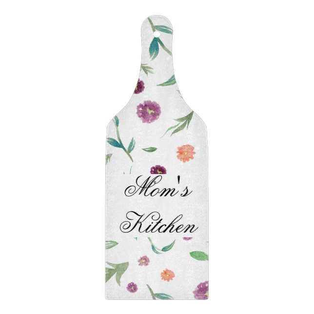 Vattenfärgsblomma - Anpassningsbar Gift från son (Framsidan)