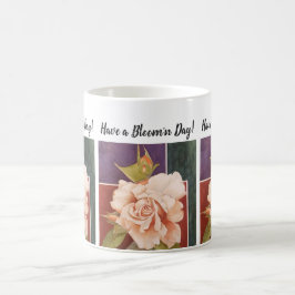 Vattenfärgsblomma i Ro med kopparbrons Kaffemugg