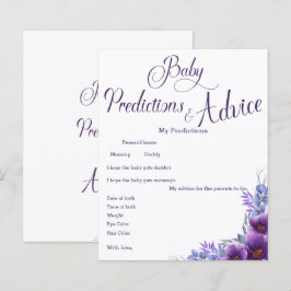 Vattenfärgsblomma Lila Blomsterbabyskor Spelfälla