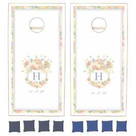 VattenfärgsBlommigt Garden Party Vapensköld