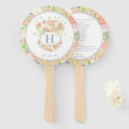 VattenfärgsBlommigt Garden Party Vapensköld