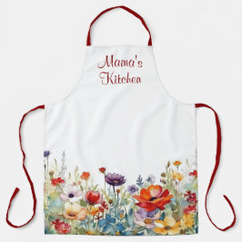 VattenfärgsBlommigt hela Personligen över utskrift