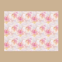 Vattenfärgsblommor - avsvärta vävnadspapper