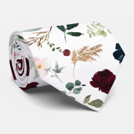 Vattenfärgsblommor Burgundy  flottan Ro Slips