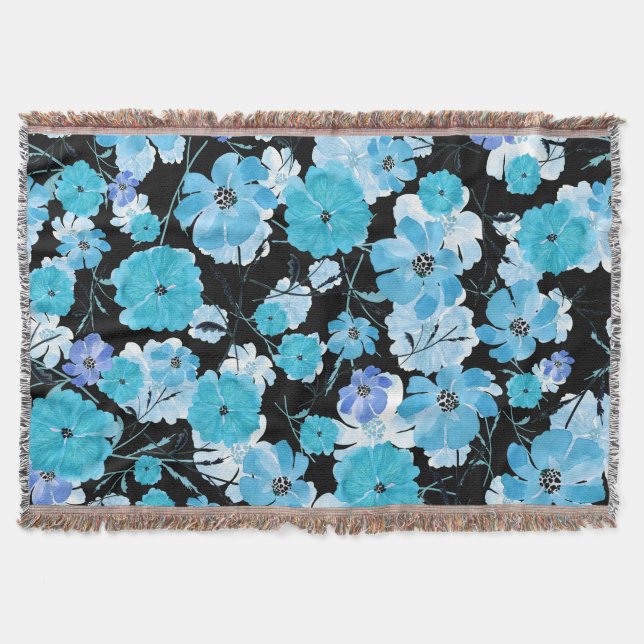 Vattenfärgsblommor: Ett känsligt teaterbruk Filt (Framsidan)