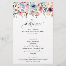 Vattenfärgsblommor Gräns, Pappert program