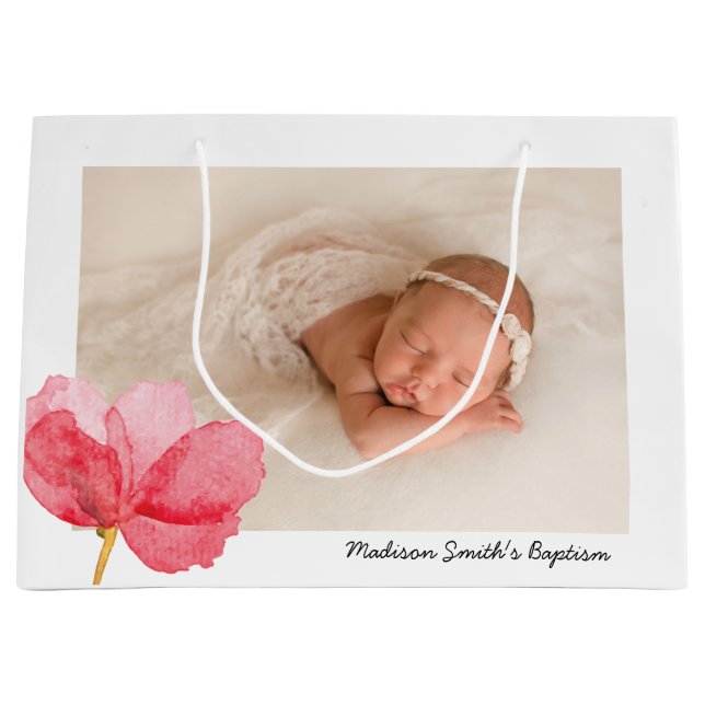 Vattenfärgsblommor, häftande aptism (Framsidan)