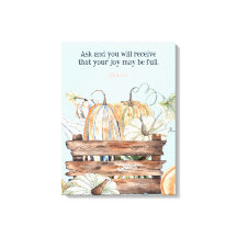 Vattenfärgsblommor med joy Bible Verse