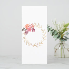 Vattenfärgsblommor Ram Vattenfärgsblommor