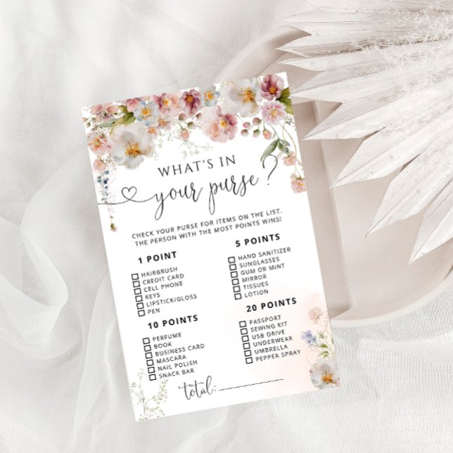 Vattenfärgsblommor - vad är i ditt Purse-spel? (Skapare uppladdad)