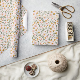Vattenfärgsblommor Vår Påsk Presentpapper
