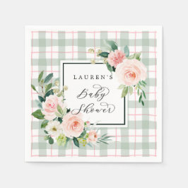 VattenfärgsBloom | Pastel Play Baby Shower Pappersservett