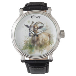 Vattenfärgsbondgett, anpassningsbar armbandsur