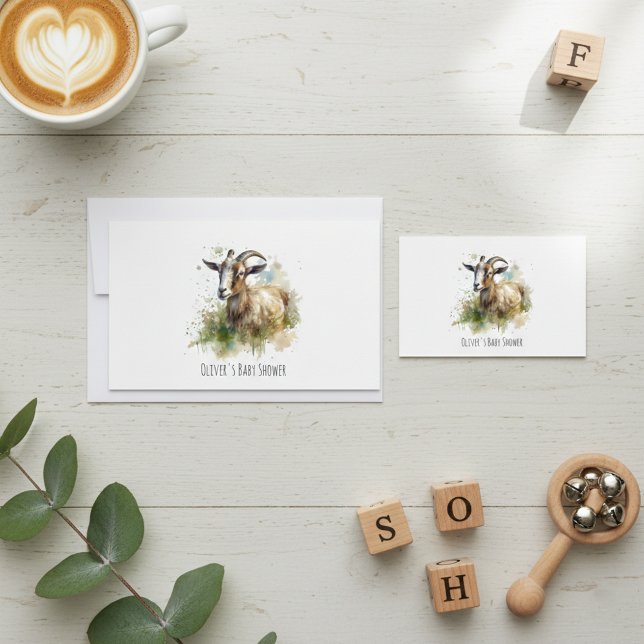 Vattenfärgsbondgett, anpassningsbar inbjudningar (Skapare uppladdad)