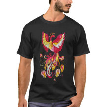 Vattenfärgsbrandfågel eller Phoenix Fantasy Creatu