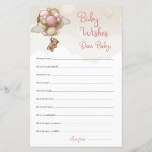 Vattenfärgsbrun rosa, elfenbensfärgad teddy Kära B