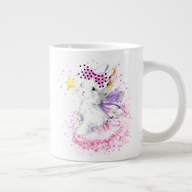 Vattenfärgsbunt Jumbo Mugg (Höger)