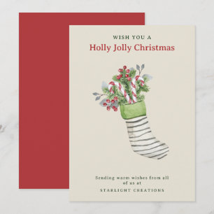 Vattenfärgsbutiker - julhandel julkort