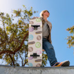 Vattenfärgsceller Gör att Roligten inte hörs Färga Mini Skateboard Bräda 18,5 Cm<br><div class="desc">Min ursprungliga,  söta,  vattenfärgade Eclair och Donuts mixar vismiskt - Handfärgad originaldesign,  sötsaker för födelsedag och mer!</div>