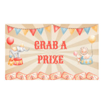 Vattenfärgscirkusdjur Födelsedagsfest Station