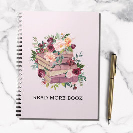 Vattenfärgscitat Bok och Ro Anteckningsbok