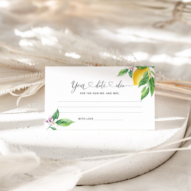 Vattenfärgscitron Nattkväll. Datum burk Tilläggskort (Skapare uppladdad)