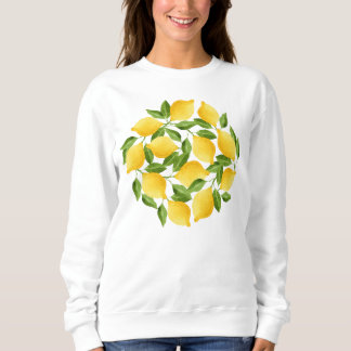 Vattenfärgscitroner, andedräkt t shirt