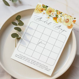 Vattenfärgscitroner möhippa bingo-spel