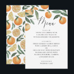 Vattenfärgscitrus bröllop. Sommarträdgård, blommig Meny<br><div class="desc">Vaterfärgscitrusträdgårdsbröllopsmeny. Lämpligt för födelsedag,  årsdag och andra party. Kontakta mig om du behöver fler artiklar.</div>