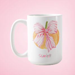 Vattenfärgscoquette GrandMillennium Bow Pumpkin Kaffemugg